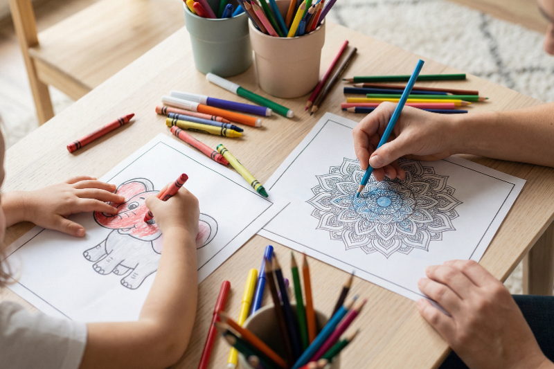 Kolorowanie – fundamentalne wsparcie rozwoju motoryki małej u dzieci