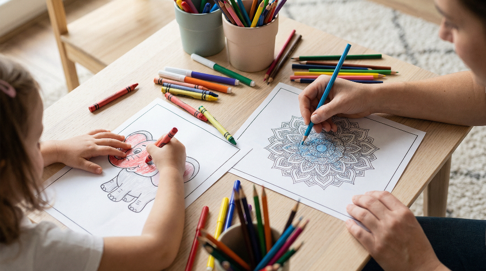 Kolorowanie – fundamentalne wsparcie rozwoju motoryki małej u dzieci