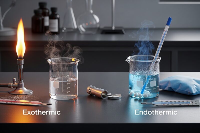 Jak powstają reakcje egzotermiczne i endotermiczne?