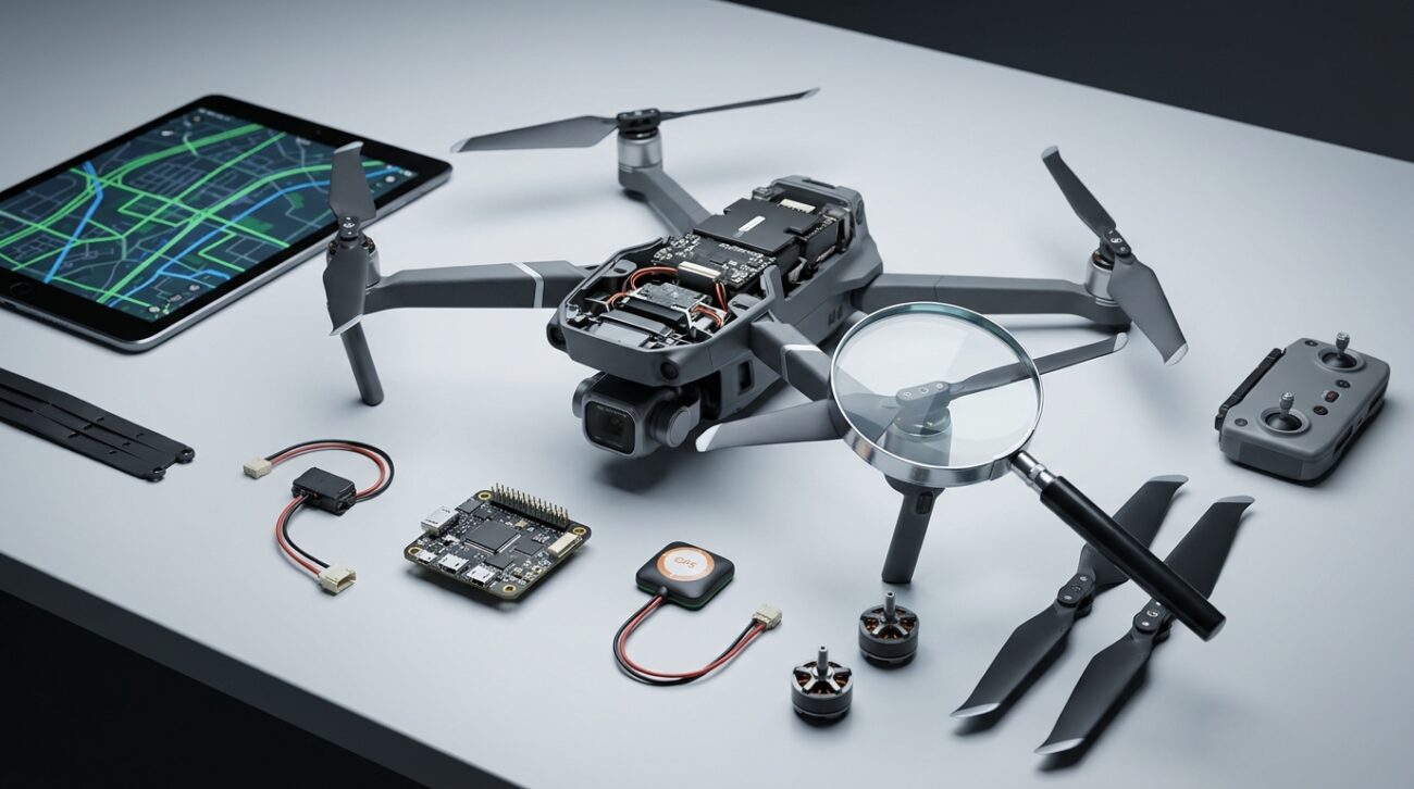 Jak dron utrzymuje się w powietrzu i samodzielnie nawiguję?
