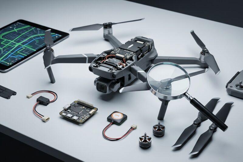 Jak dron utrzymuje się w powietrzu i samodzielnie nawiguję?