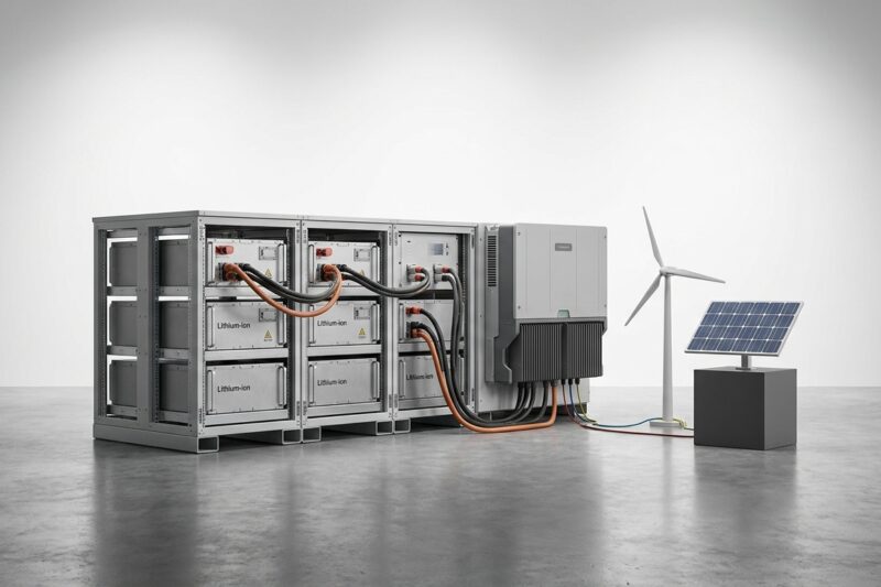 Jak działa magazynowanie energii na dużą skalę?